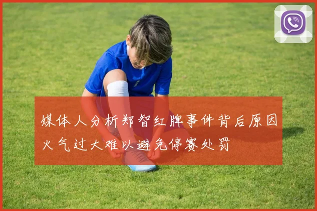 媒体人分析郑智红牌事件背后原因火气过大难以避免停赛处罚